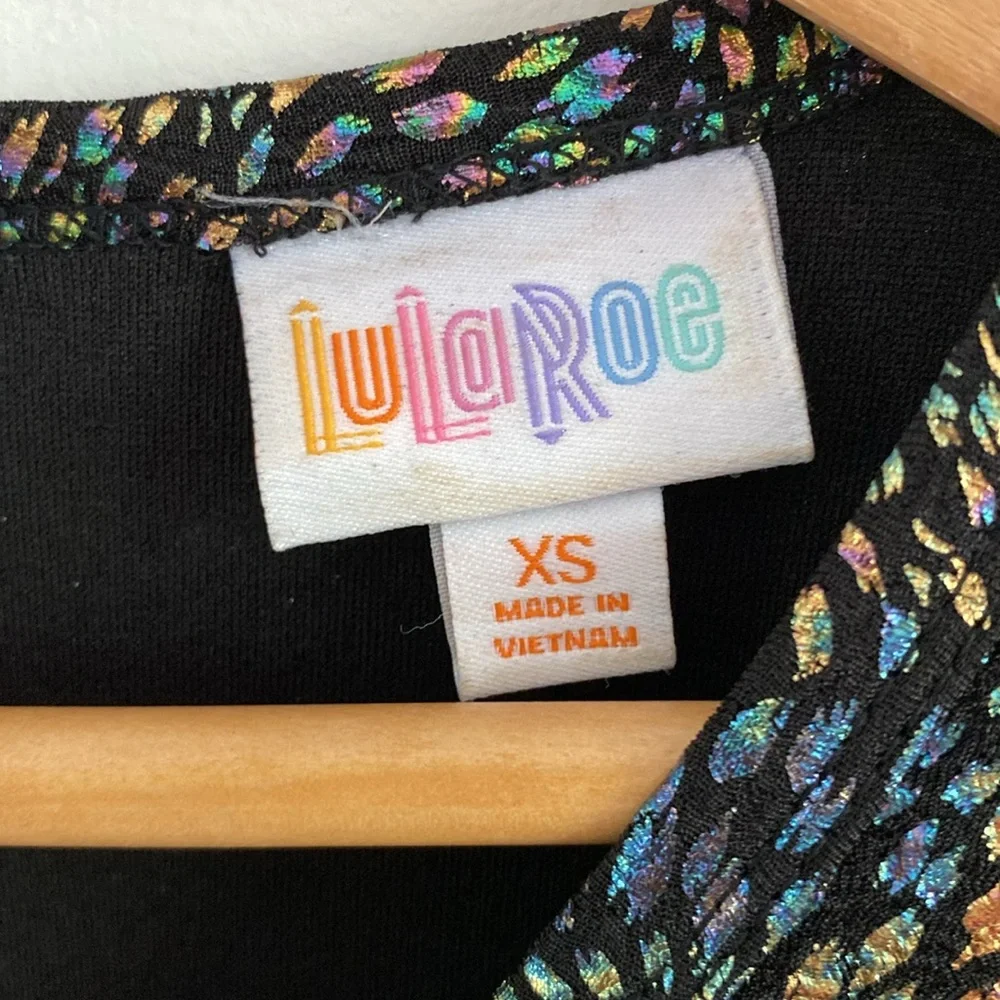 LulaRoe Short Sleeve Dress XS - Picture 3 of 8